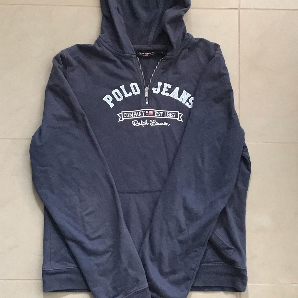 Vintage-style Ralph Lauren Polo Jeans Quarter Zip